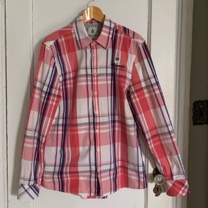 Gaastra Men's Long Sleeve MulticolorPlaid Shirt